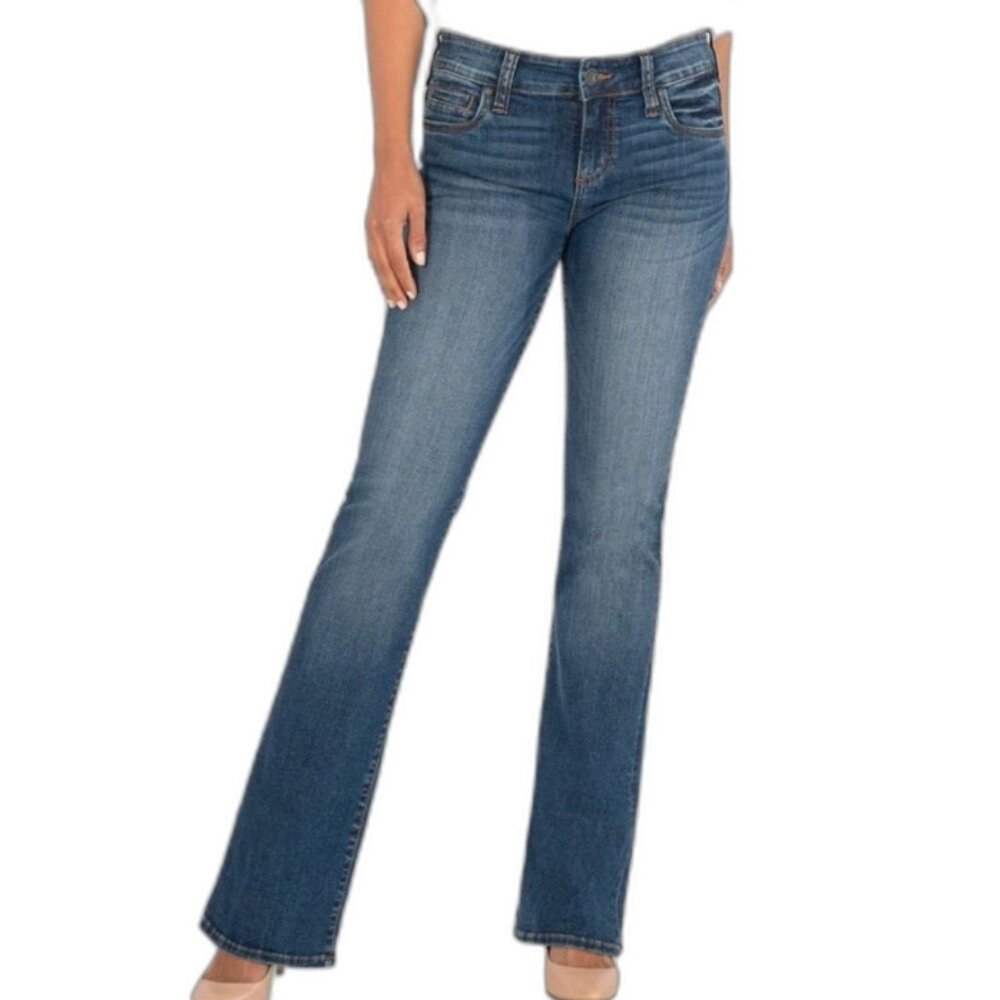 Kut From The Kloth Nathalie Mid Rise Bootcut Jeans Size 12